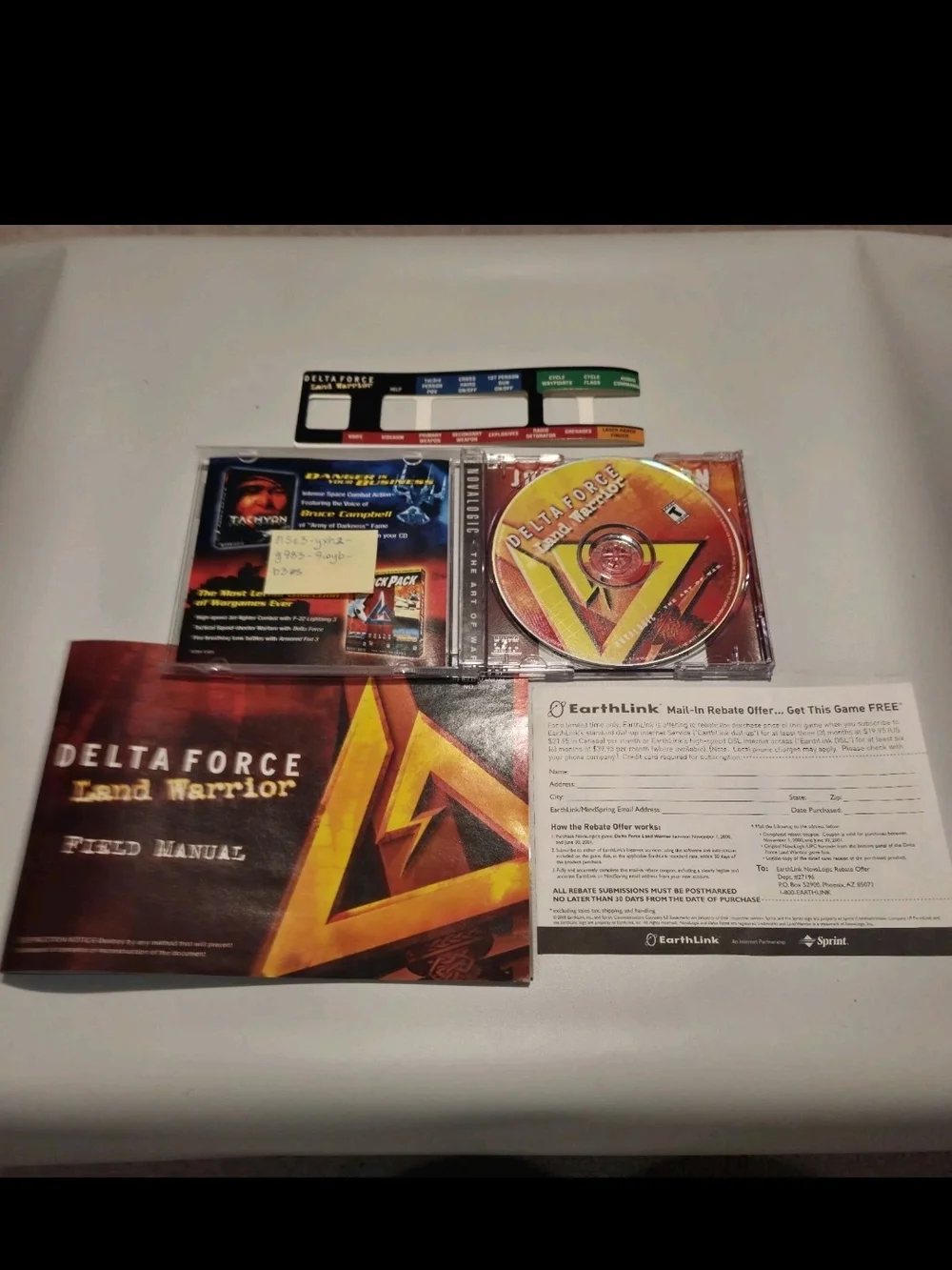 Delta Force: Land Warrior PC Big Box NovaLogic 2000 Manual Included Multiplayer